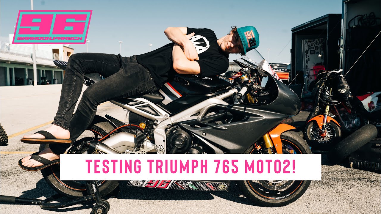 Testing the new Triumph 765 Moto2 | First Impression
