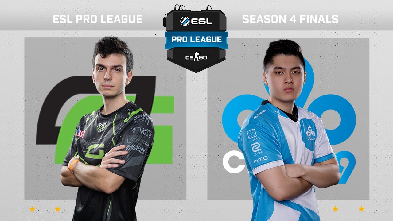 CS:GO - OpTic vs. Cloud9 [Cbble] Map 2 - Quarterfinal - ESL Pro League Season 4