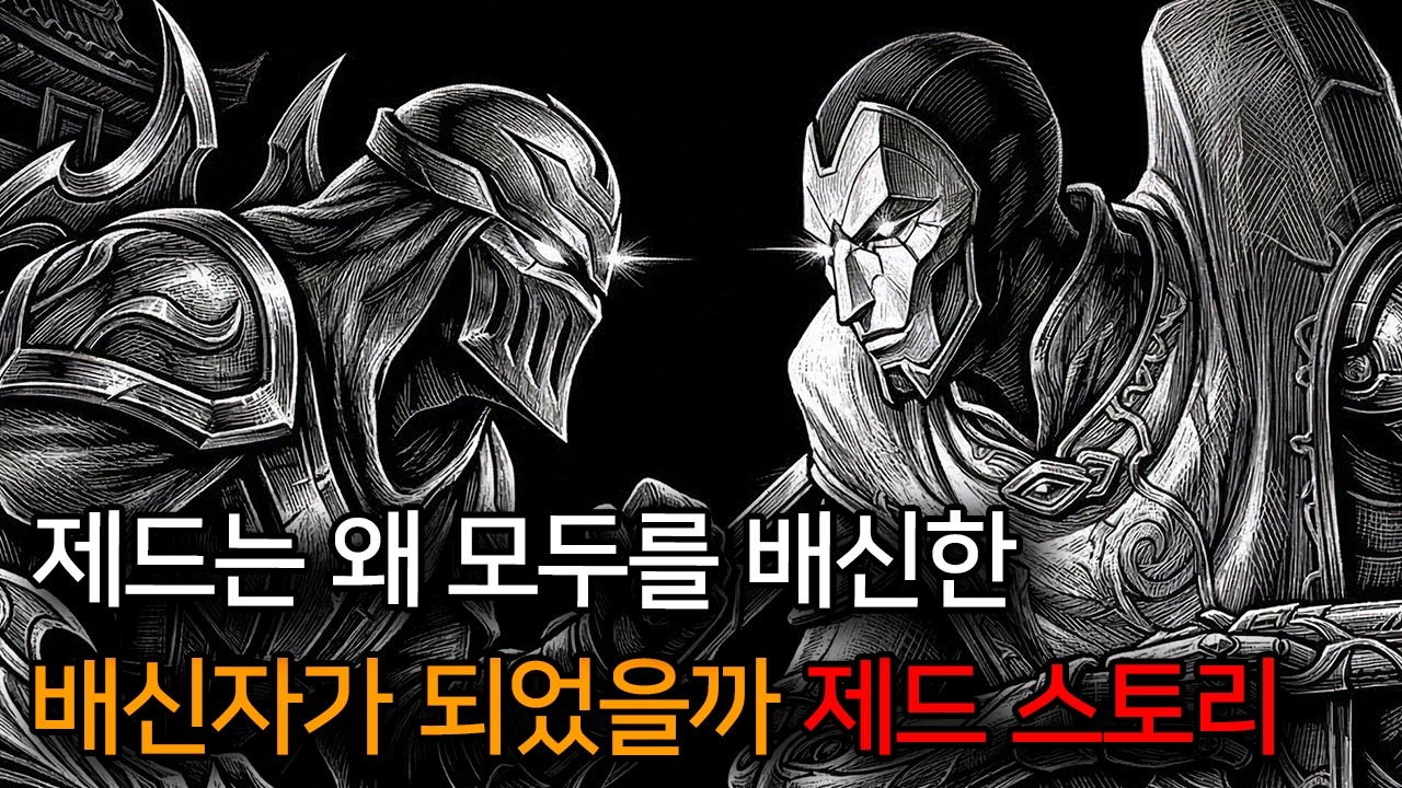 잠들기 전에 보는🌙리그 오브 레전드 제드 풀 스토리