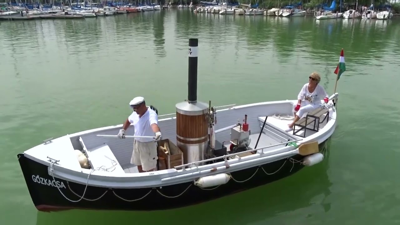 Gőzkacsa avató - egy kör Bogláron (steamboat)