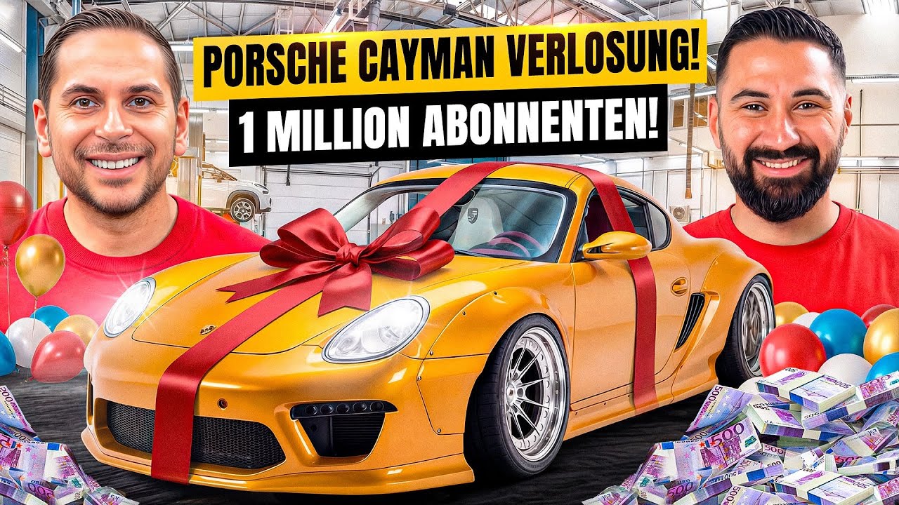 Wir feiern 1 Million Abonnenten! Der Porsche Cayman muss fertig werden!