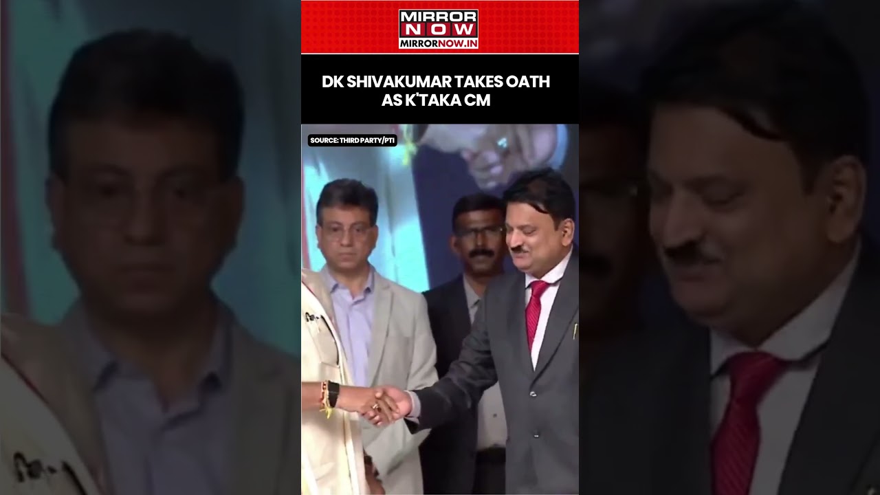 DK Shivakumar Takes Oath As Karnataka CM  At Lok Bhavan | Watch #shorts