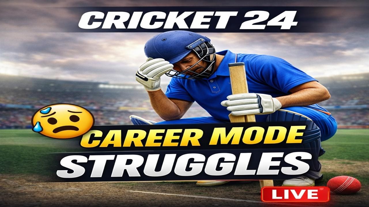 🔴 LIVE || Ky AAJ 50Run Bna Paunga ||  Cricket 24 || Road to 1150 Subscribers