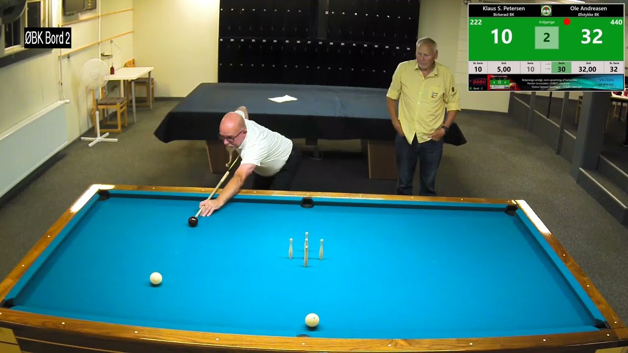 bord 2 Klaus S Petersen Birkerød vs Ole Andreasen ØBK OB4M
