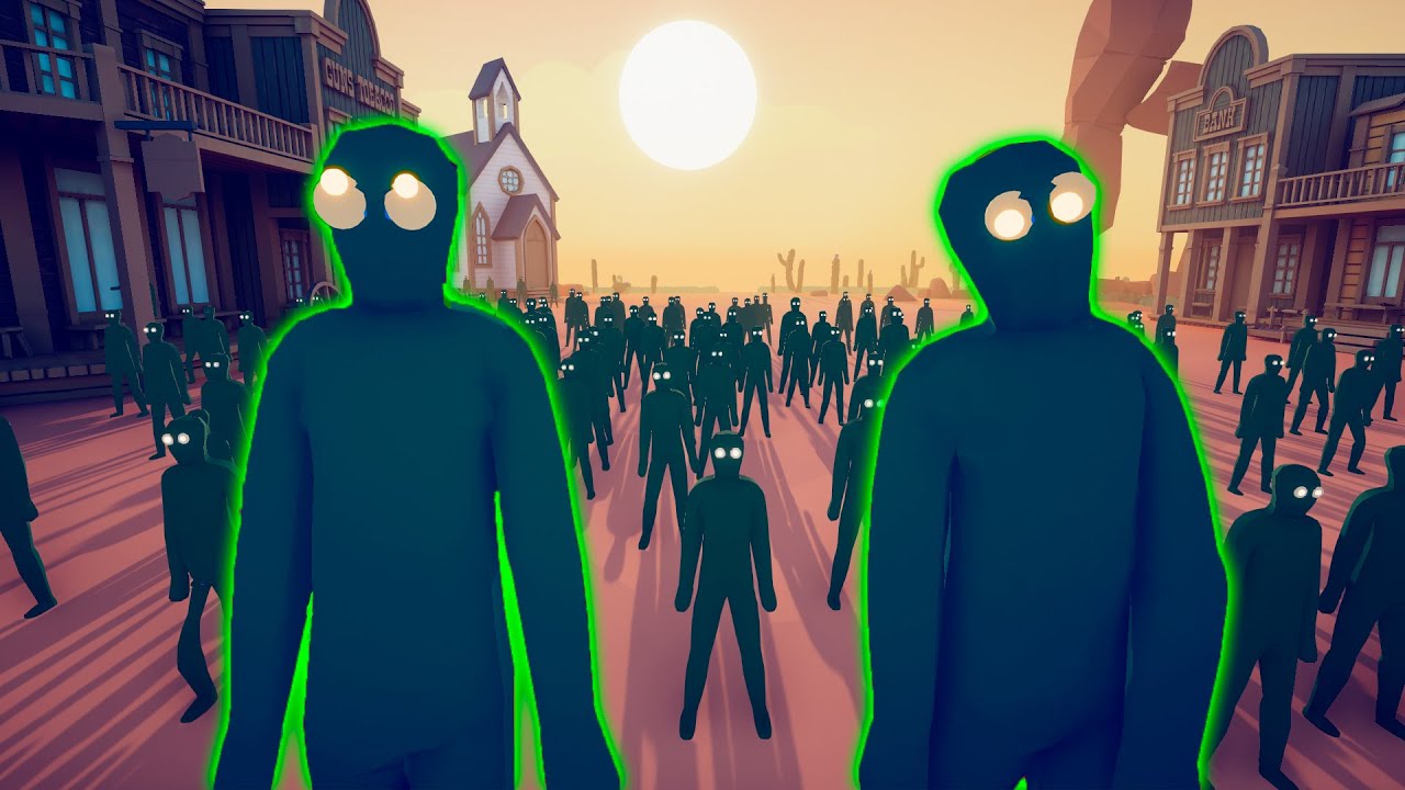 Zombie Attack The Wild West ► TABS UNIT CREATOR - Totally Accurate Battle Simulator