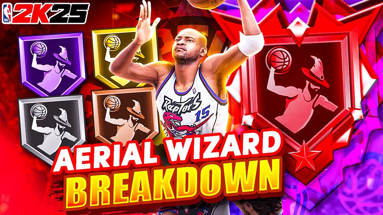 Aerial Wizard Badge Breakdown! What tier do you need this badge on your Build in NBA 2K25?