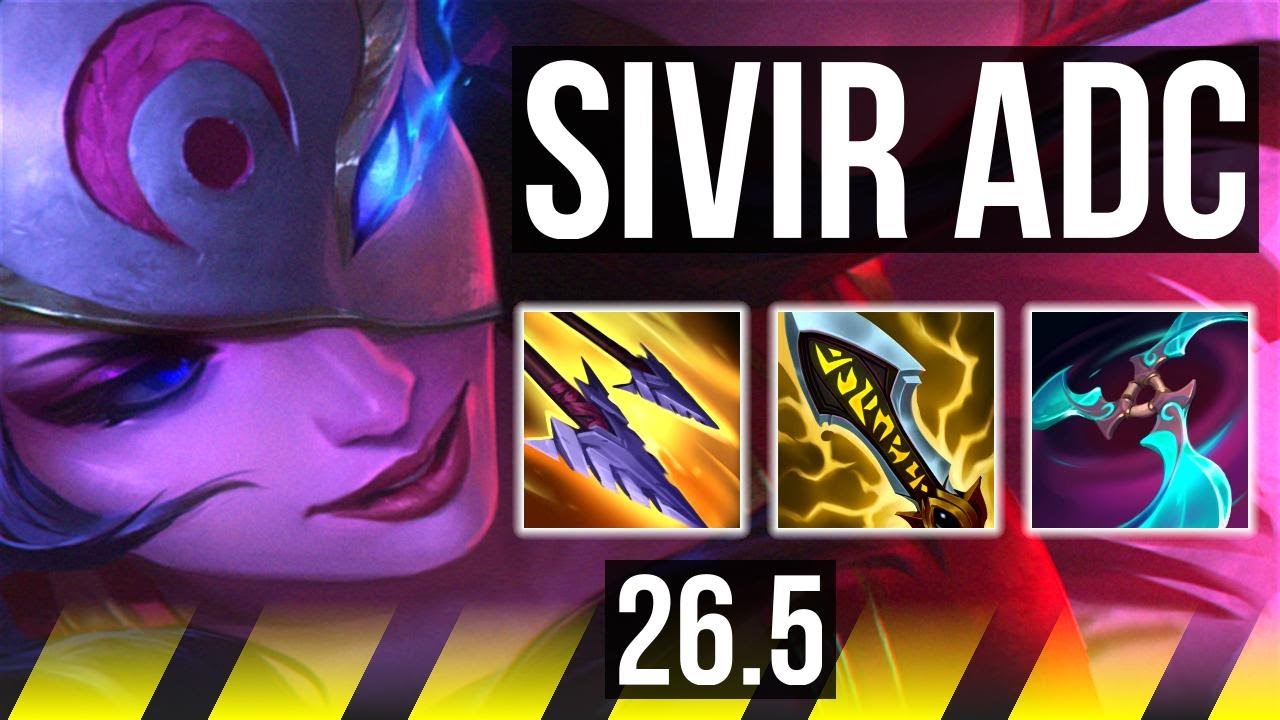 SIVIR & Bard vs YUNARA & Blitzcrank (ADC) | Good KDA: 19/1/6 | EUW Challenger | 26.5