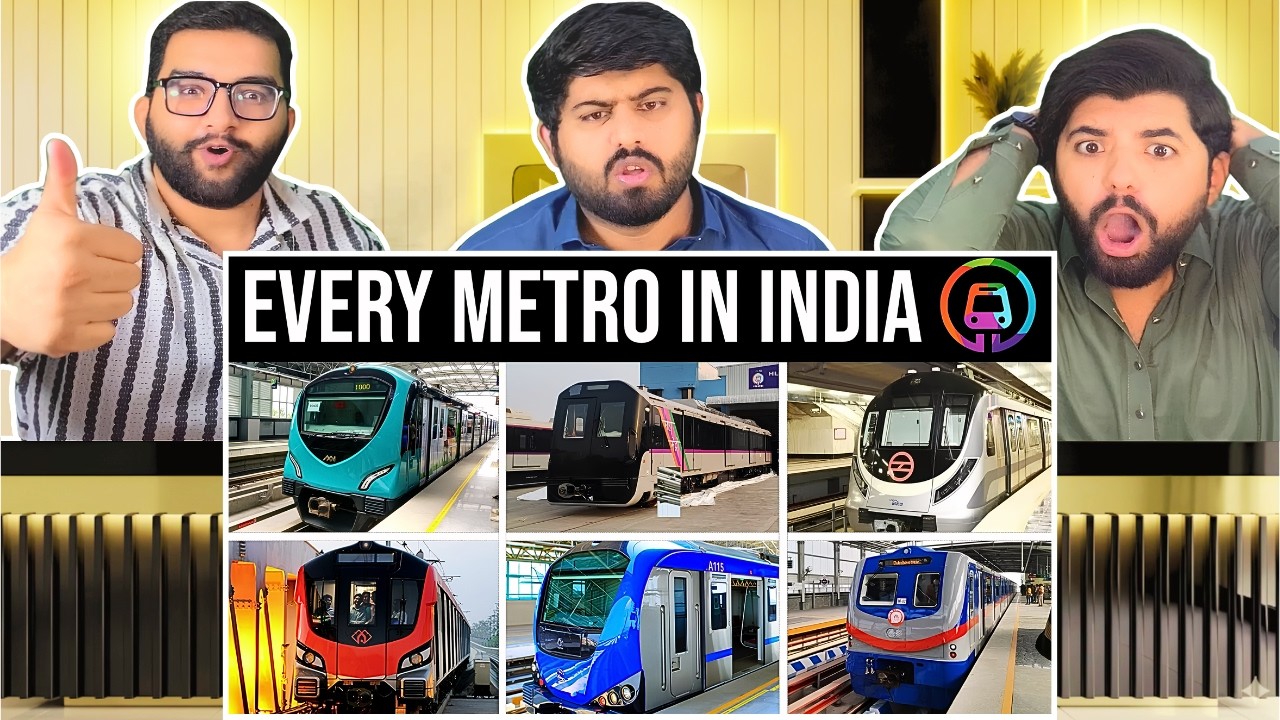 Reaction On Every Metro In India | New Delhi, Mumbai, Hyderabad | शहर | Pakistani Reaction 🔥