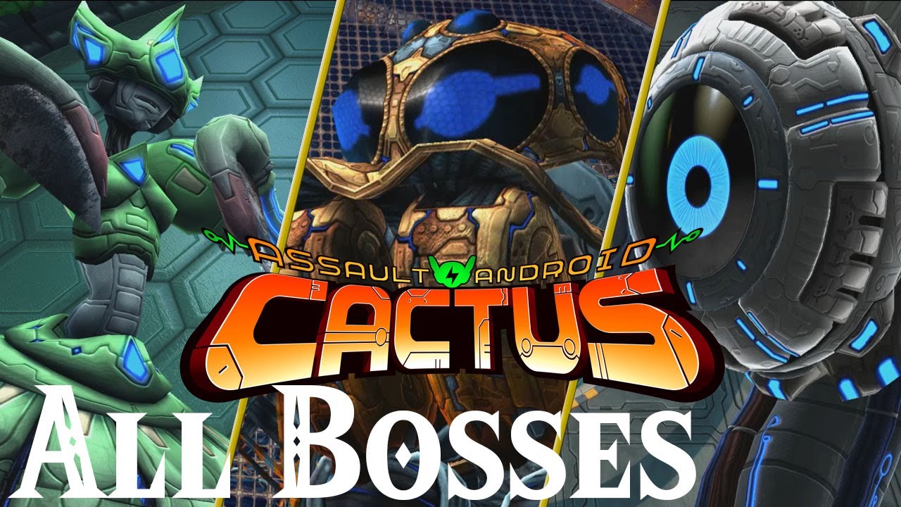 Assault Android Cactus // All Bosses