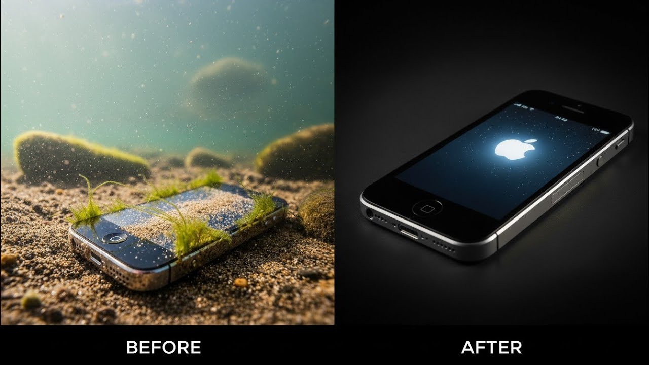 ASMR iPhone 4 Restoration – Abandoned in Forest