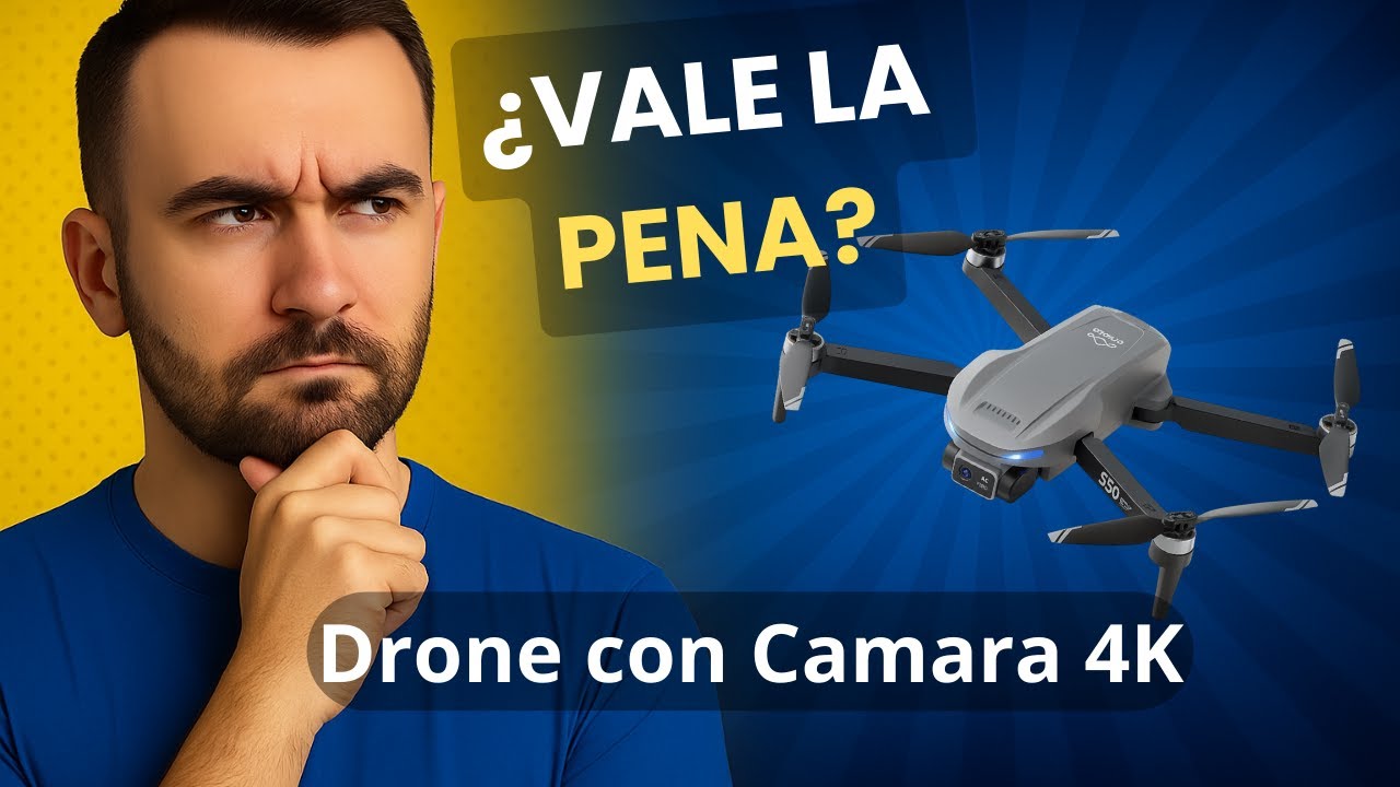 Ameta S50 Lite Dron con Cámara 4K | El Mejor Dron Calidad-Precio 2025