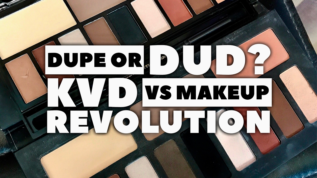 Dupe or Dud? Kat Von D Shade + Light VS Makeup Revolution Light + Shade Palette