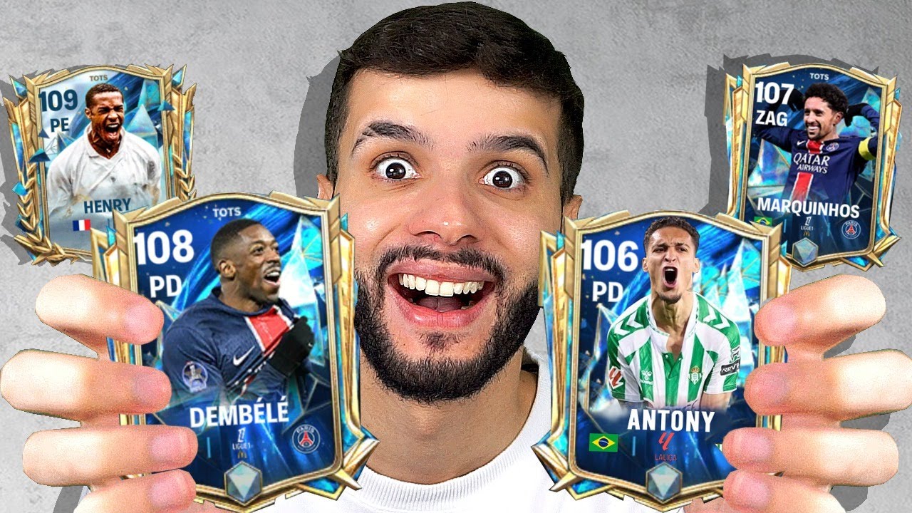 MONTEI O MELHOR TIME DO FC MOBILE!