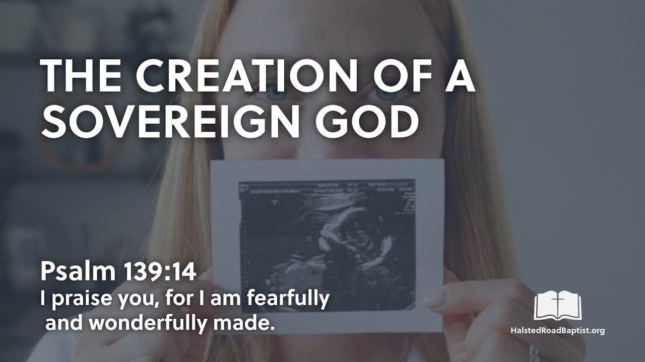 The Creation of a Sovereign God - Psalm 139:13-16