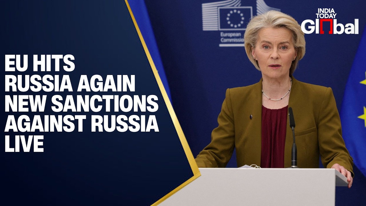 ПРЯМОЙ ЭФИР: Урсула фон дер Ляйен представляет новый пакет санкций ЕС против России