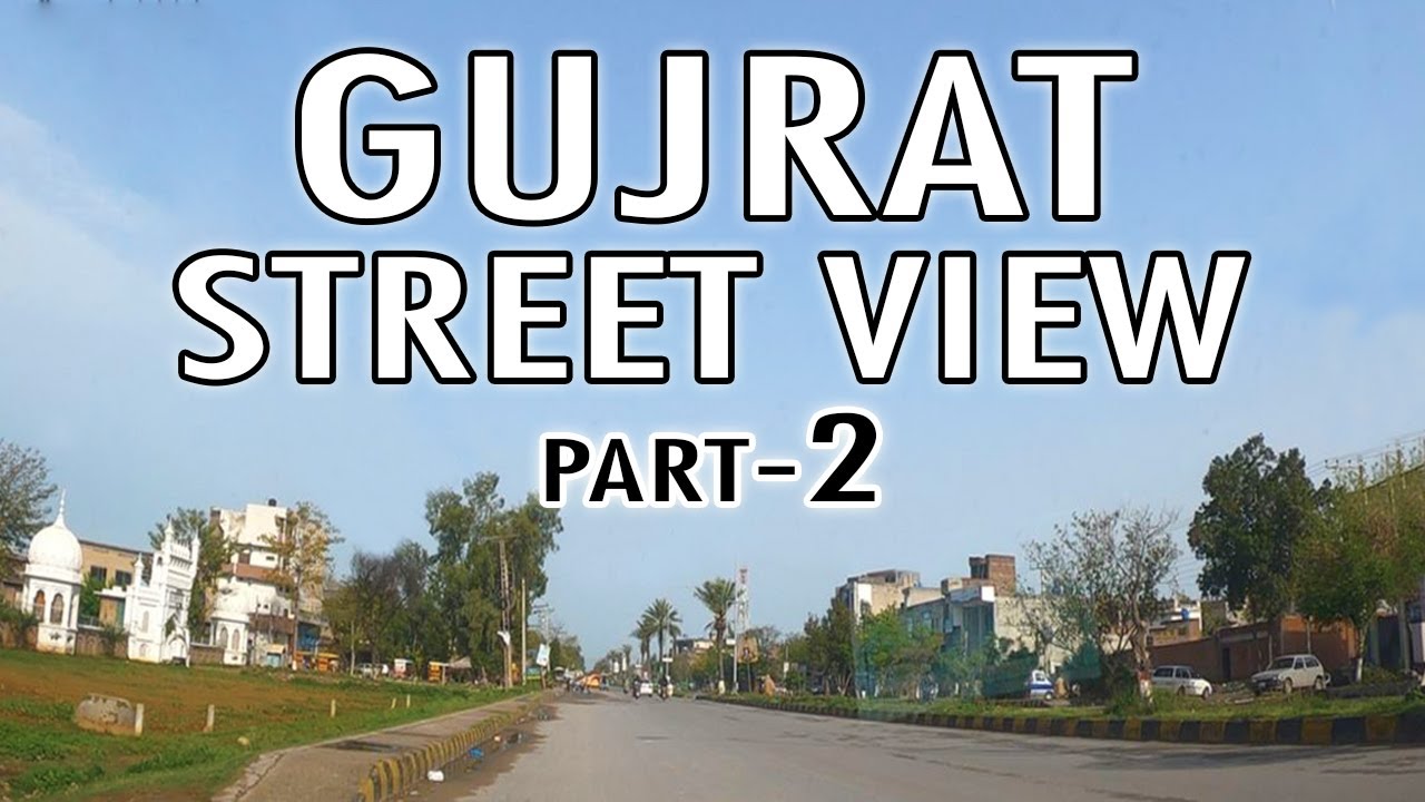GUJRAT CITY STREET VIEW PART 2 - GUJRAT CITY TOUR 2020 | Driving in Gujrat City Pakistan - 4K HD