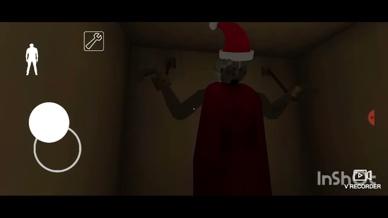 Jugando a granny👵con un santa de temu(salio mal)