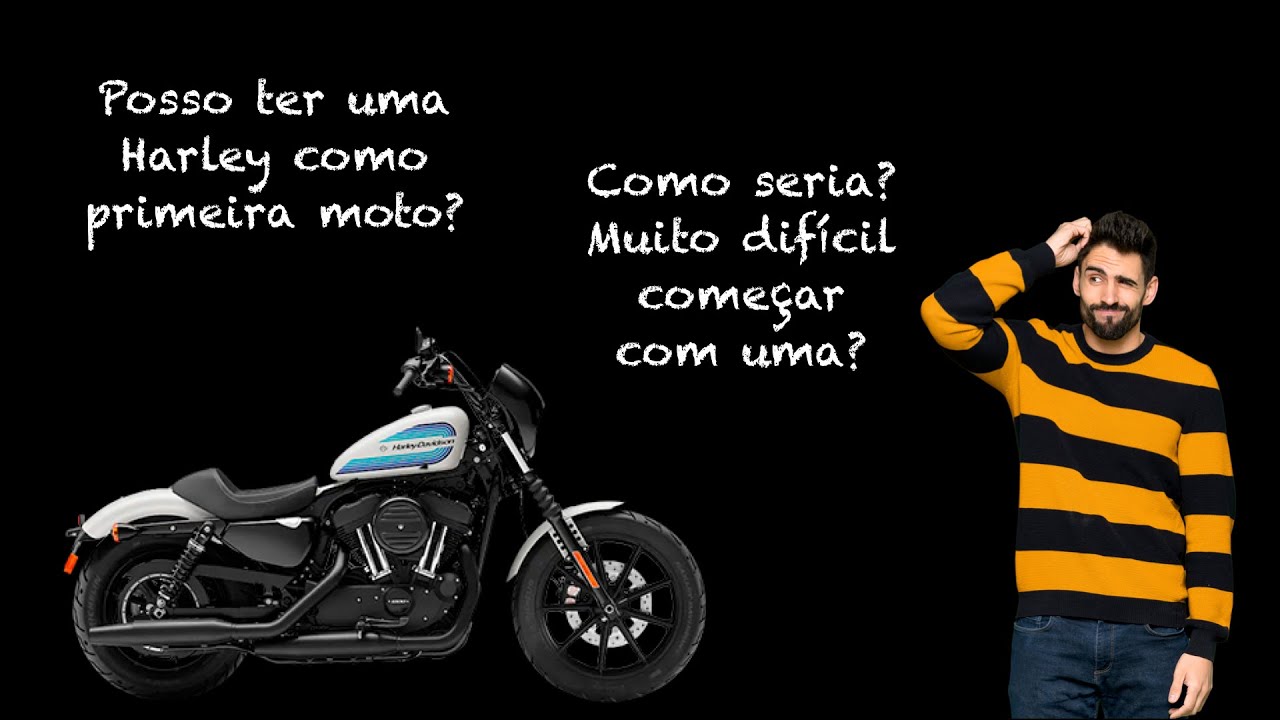 Como é começar a pilotar com uma Harley Davidson?