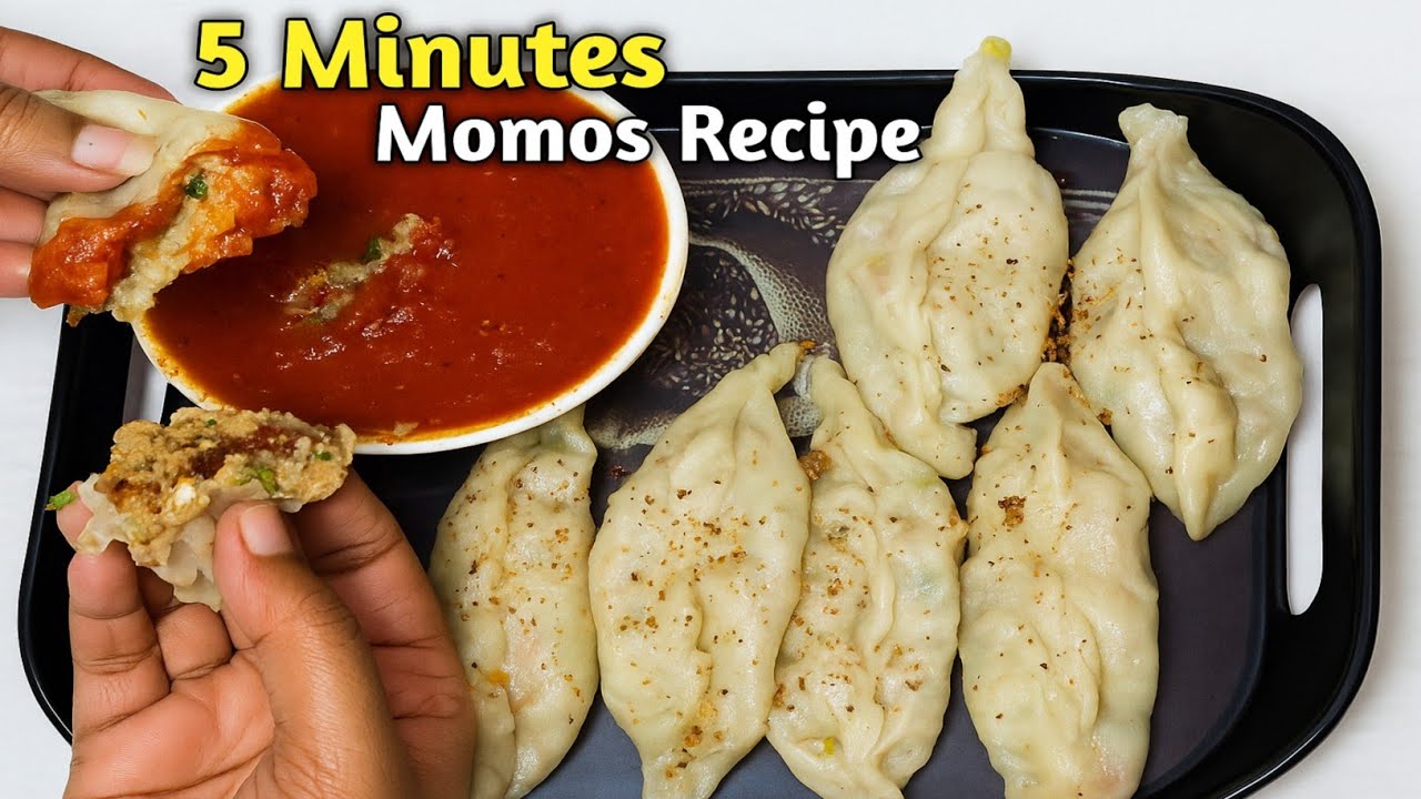 Street Style Momos घर पर बनाए | Perfect Veg Momos Recipe | Momos Kaise Banaye Step by Step 