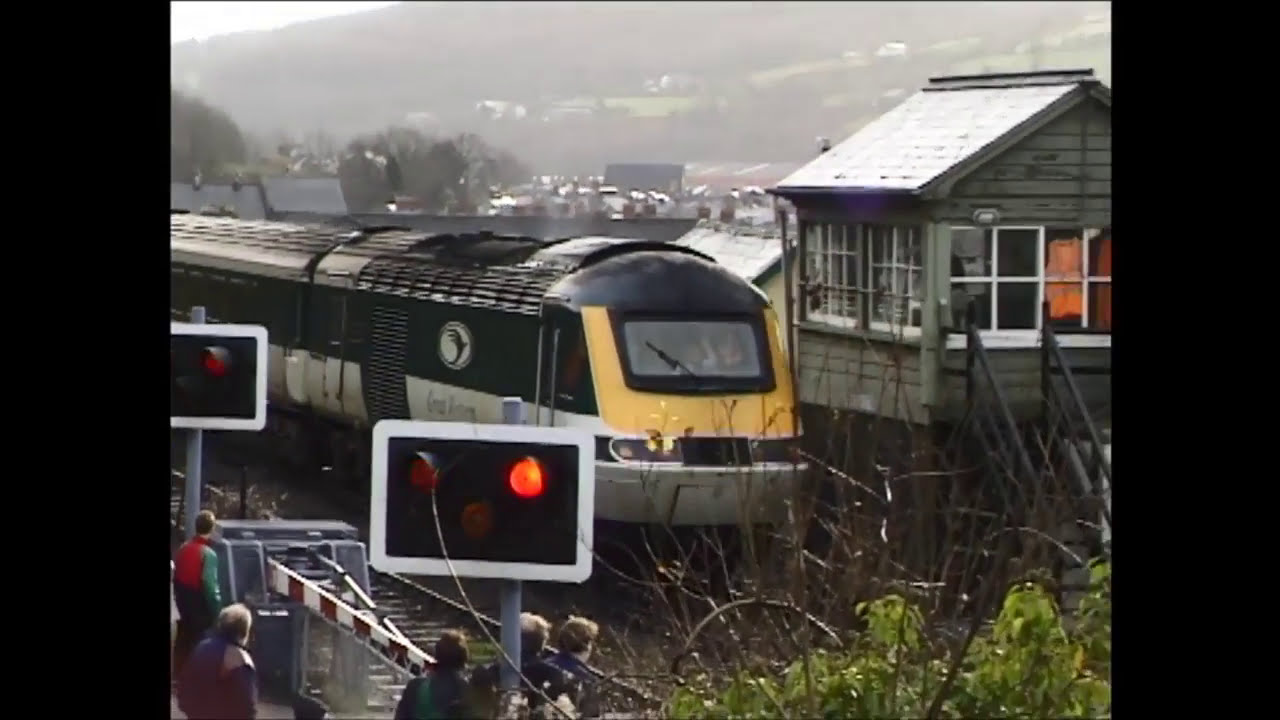 HST at Ebbw Vale on the Severn Vales Railtour. Jan.3rd 1998