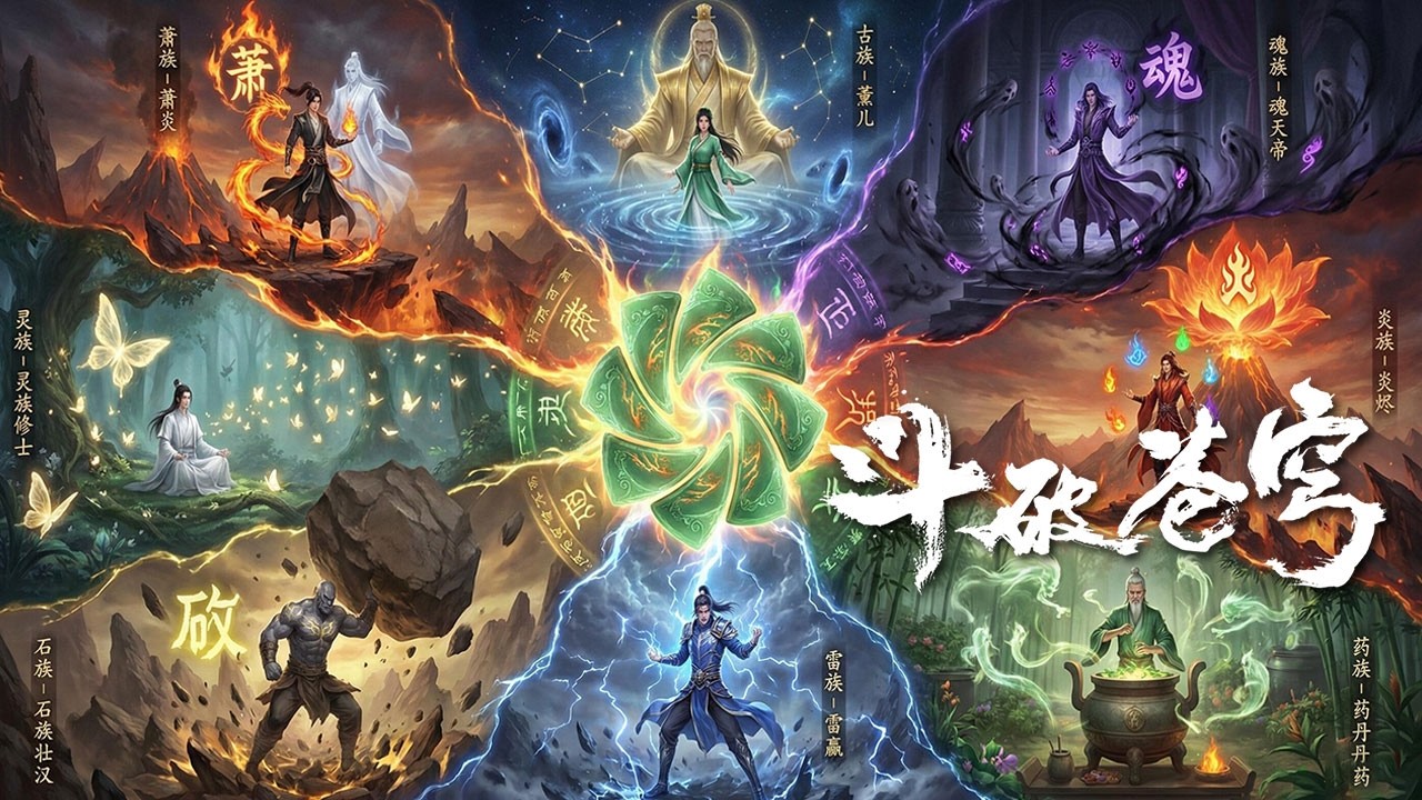 🔥紧急补更！十集连看！【BTTH】妖火篇封神！远古八族齐聚，萧炎夺净莲妖火残片！