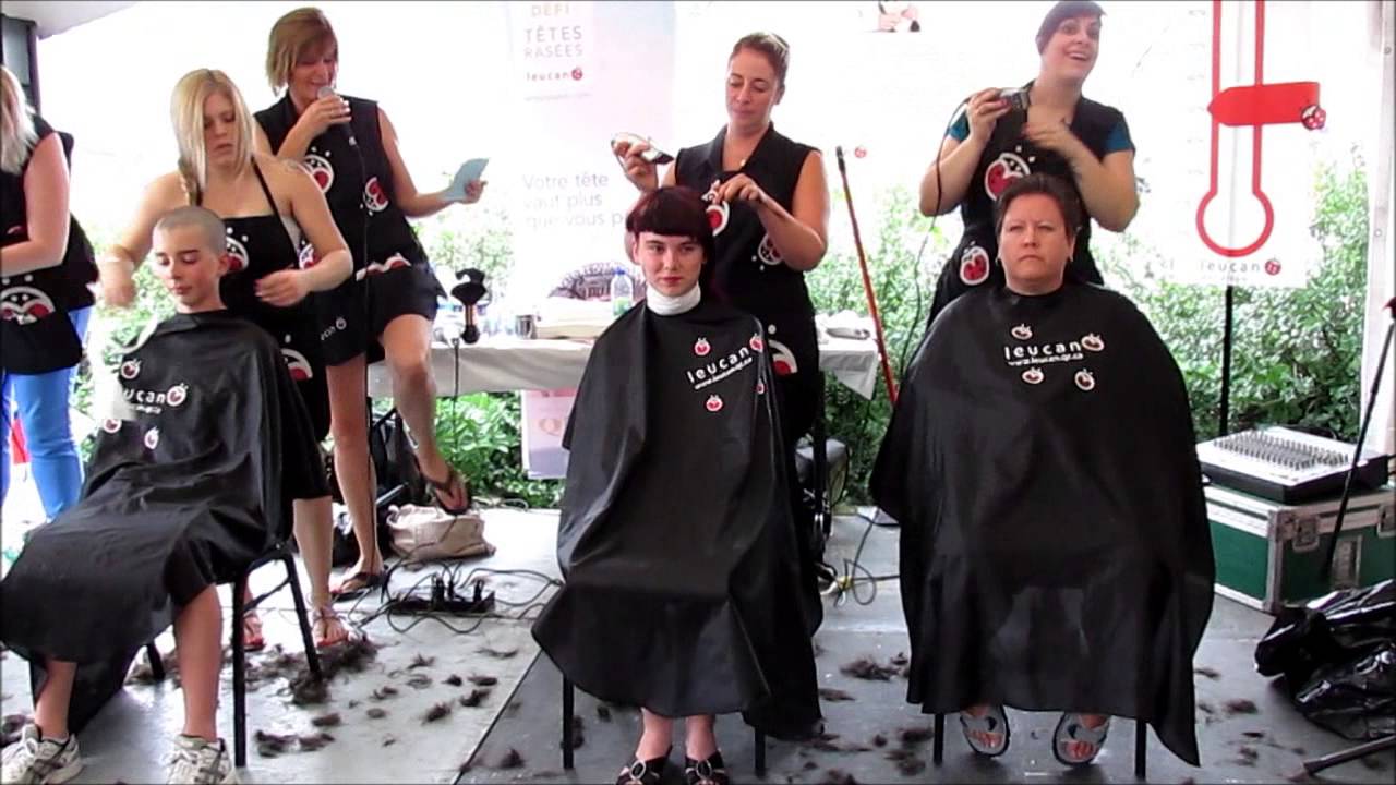 Défi tetes rasees Andrée-Anne Bergeron