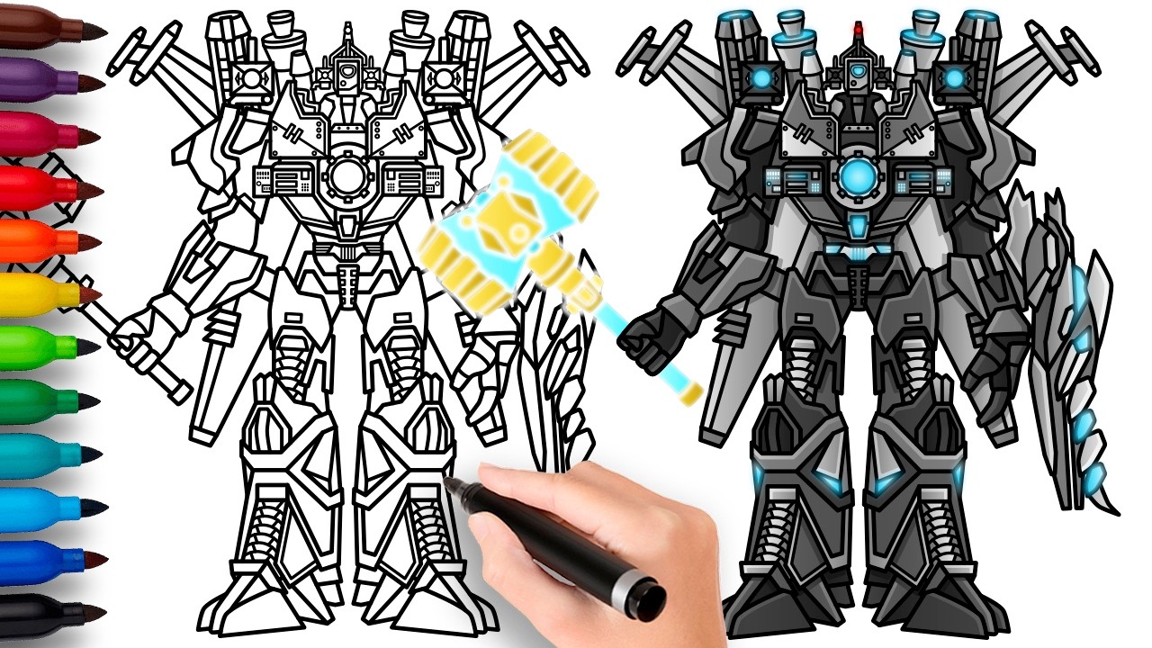 HOW TO DRAW TITAN CAMERA PRIME | Skibidi Toilet Multiverse 047 - Easy Step by Step Drawing