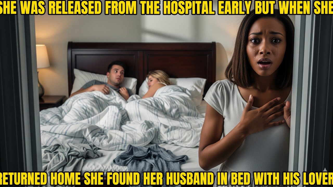 SHE WAS RELEASED FROM THE HOSPITAL A DAY EARLY. WHEN SHE CAME HOME, SHE SAW HER BILLIONAIRE HUSBAND