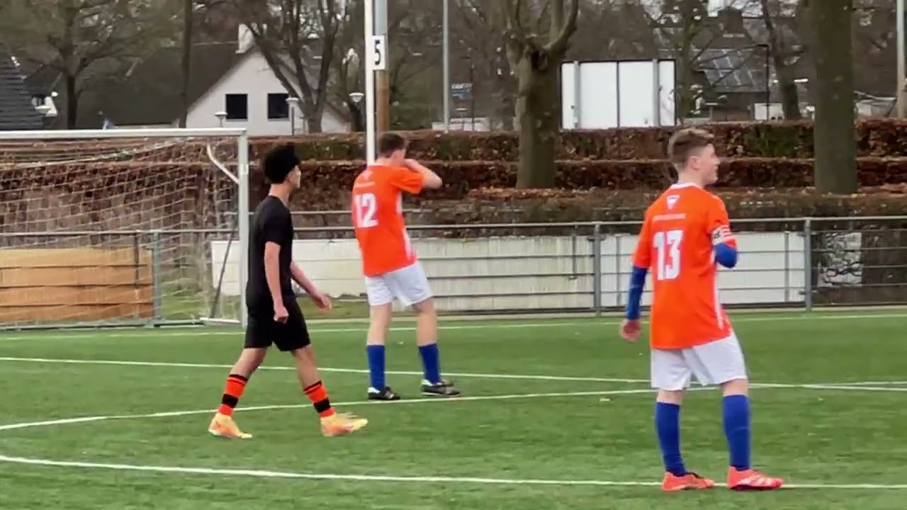 NWC JO17-3 vs Sportclub Leeuwen JO17-1.    Sahil score 2 Goal 🥅💪🏻