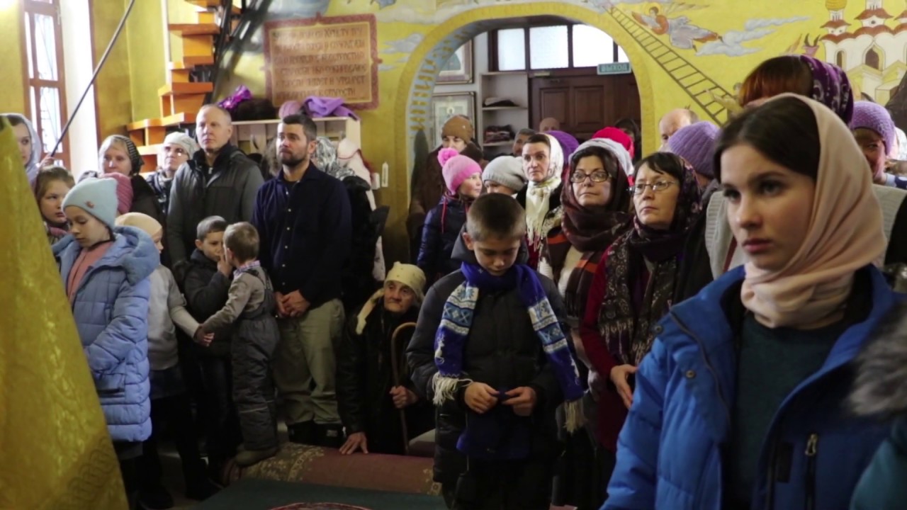 161218 Архиерейское богослужение в Георгиевском храме Димитровграда