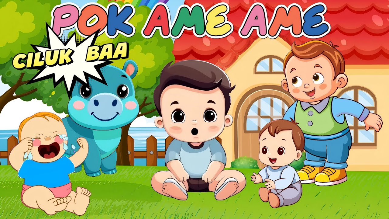Pok Ame Ame Cilukba - Lagu anak Terbaru 2025 - Lagu Anak Tren