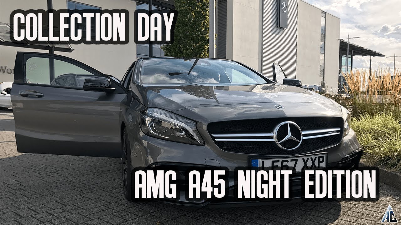 COLLECTION DAY MERCEDES BENZ WORLD - AMG A45 NIGHT EDITION