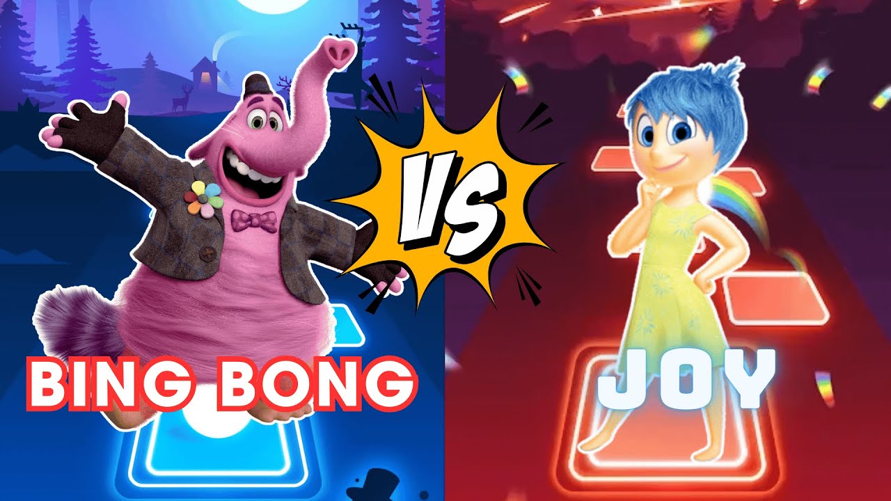 Joy 🆚 BingBong 🎶 Tiles Hop ✅ Relaxing Song