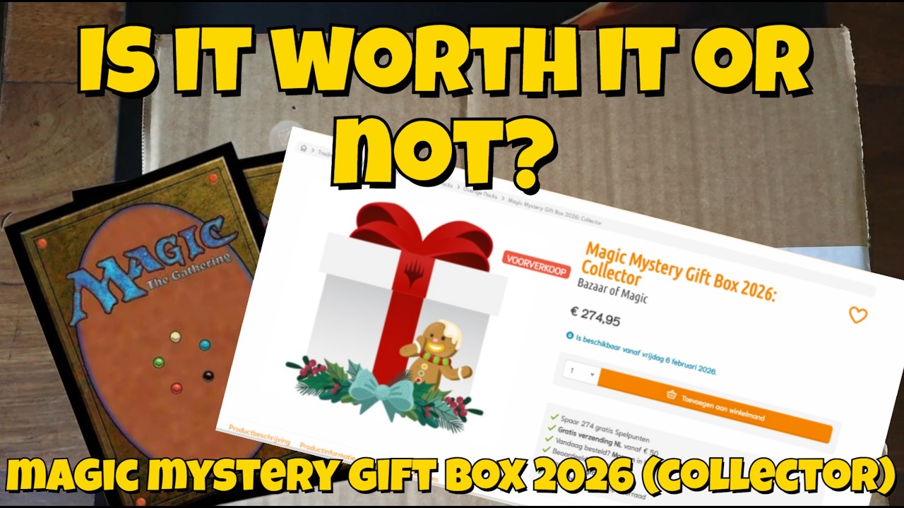 UNBOXING MAGIC MYSTERY GIFT BOX 2026 COLLECTOR edition | Magic The Gathering