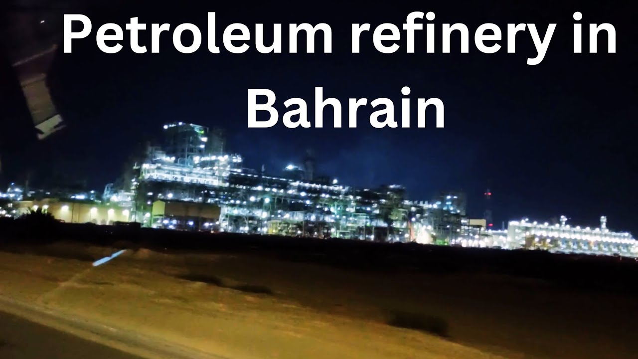 BAPCO (Bahrain Petroleum Company) petroleum refinery in Bahrain