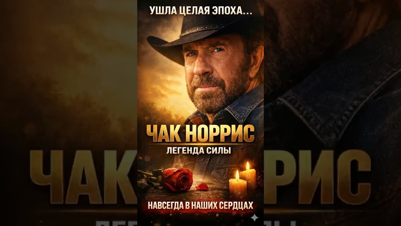 Он стал символом силы и мужества для миллионов людей по всему миру #чакноррис #rip #легенда #shorts