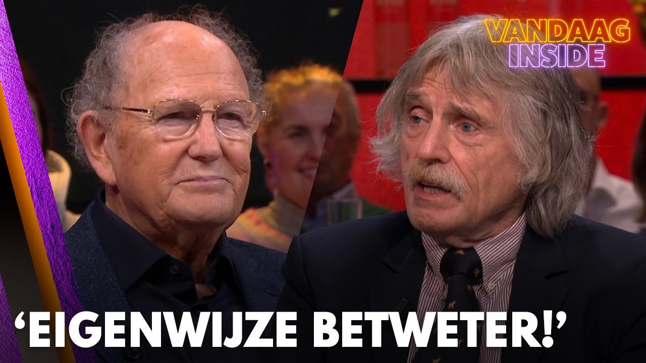 Johan Derksen ergert zich aan Joop van den Ende in discussie met Fleur Agema: 'Eigenwijze betweter!'