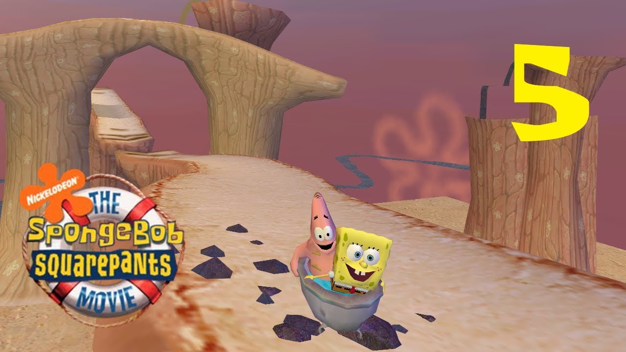 SpongeBob Movie Game - Part 5 (Rub A Dub Dub, Slip Slide In The Tub) 1080p