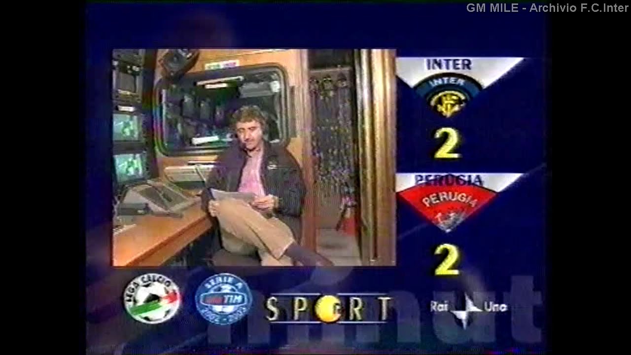 2002-03 (34^ - 24-05-2003) INTER-Perugia 2-2 [Crespo,Obodo,Crespo,DiLoreto] Servizio 90°Minuto Rai1