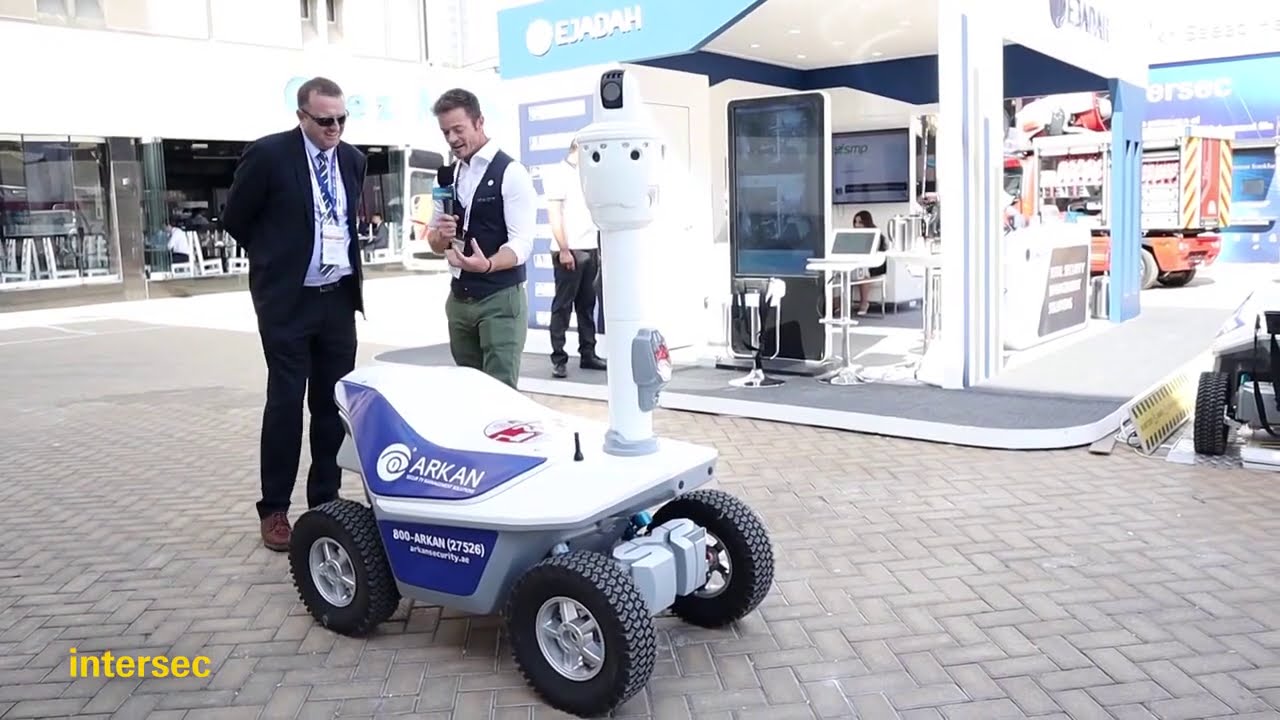 Intersec 2020 winner - security robot manufactured by SMP Robotics