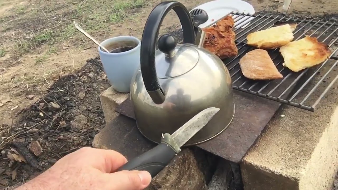 An Upgraded Primitive Fire Pit Stove 