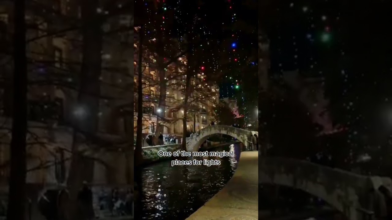 Christmas Lights on the Riverwalk