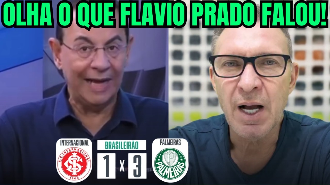 💣🔥 PÊNALTIS EM DEBATE! VELLOSO COMENTA E FLÁVIO PRADO SE RENDE AO PALMEIRAS