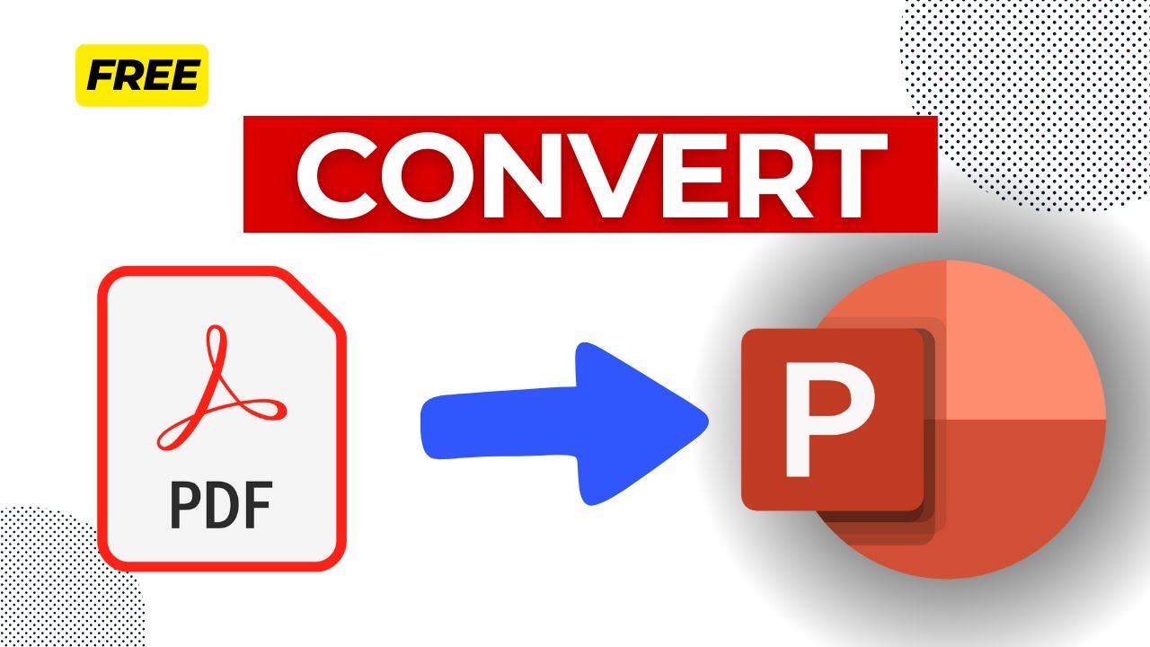 How to Convert PDF to PowerPoint FREE | PDF to PPT