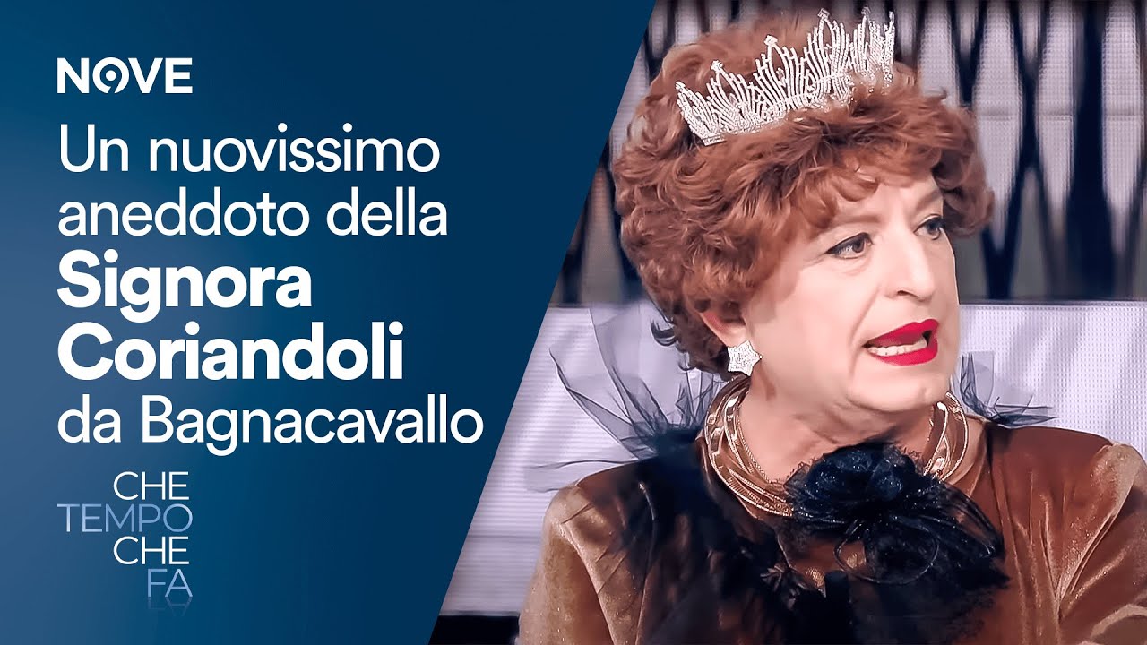 Che tempo che fa | Un nuovissimo aneddoto della Signora Coriandoli da Bagnacavallo