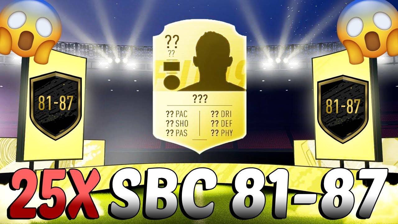 25 PACZEK Z SBC 81-87 CZY WARTO?!?! FIFA 20