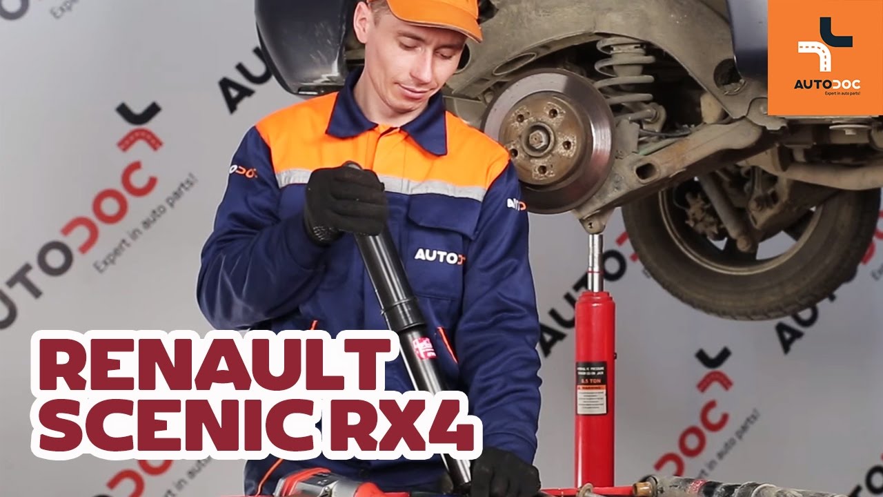 Kako zamenjati&nbsp;zadnji amortizerji&nbsp;na&nbsp;RENAULT SCENIC RX4 VODIČ | AUTODOC