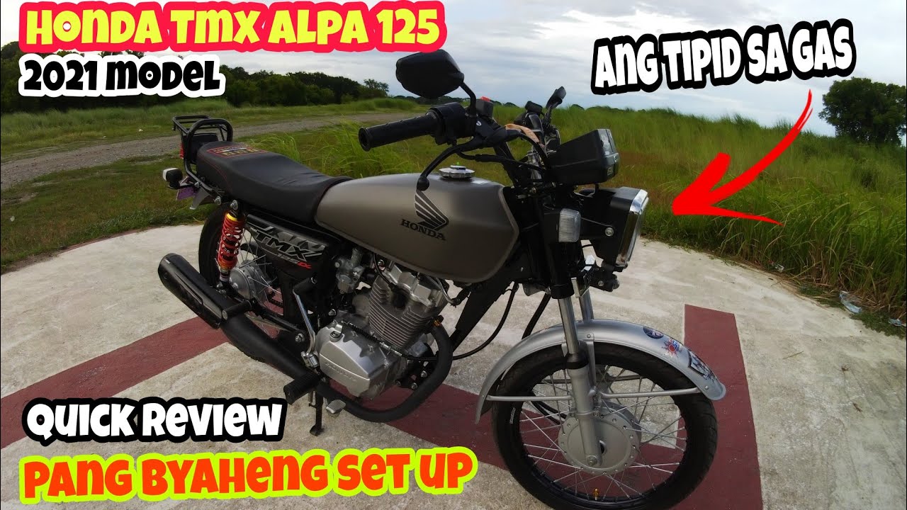 HONDA TMX2021 ALPA 125 | PANG BYAHENG  SET UP | QUICK REVIEW