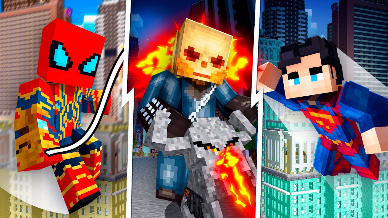New Heropacks For Fisk's Superheroes Minecraft Mod! (Update)