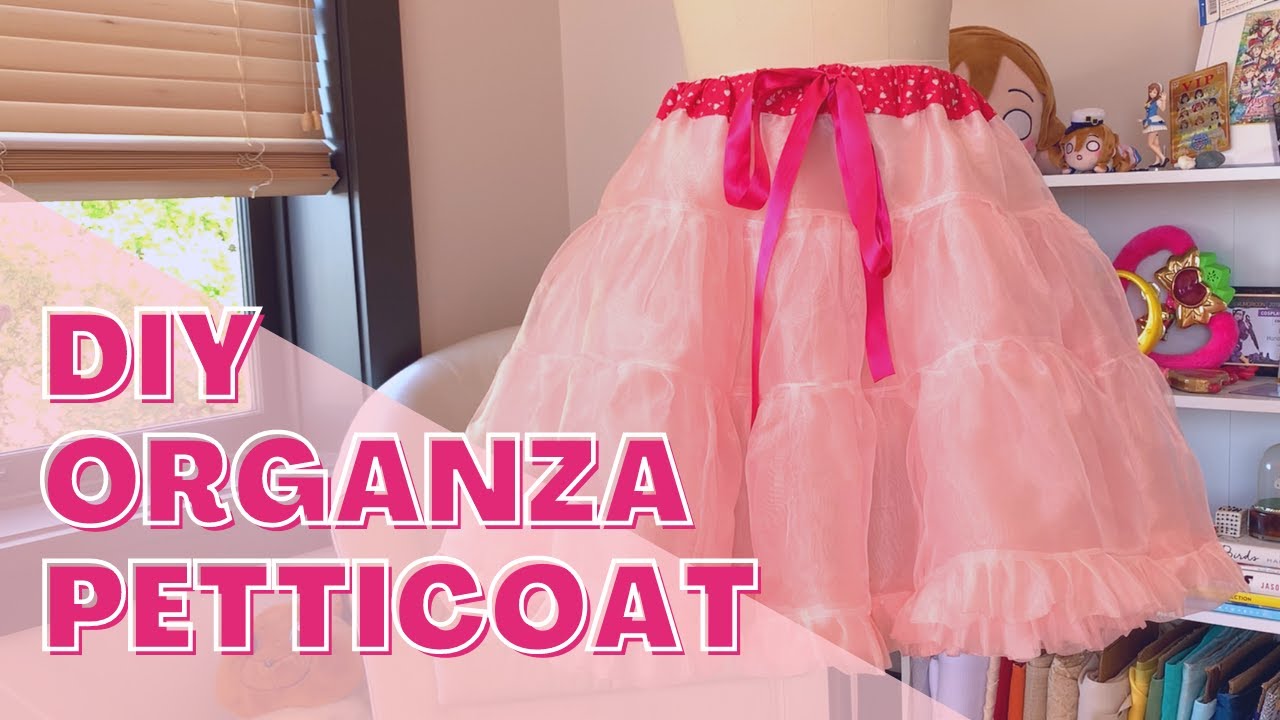 How to Make a DIY Organza Petticoat - Wedding Ichigo Build Log Part 1